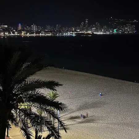 Esmeralda, Beachfront Poniente, 1st Line Frontal Seaview, Ocean Terrace Апартаменты Бенидорм