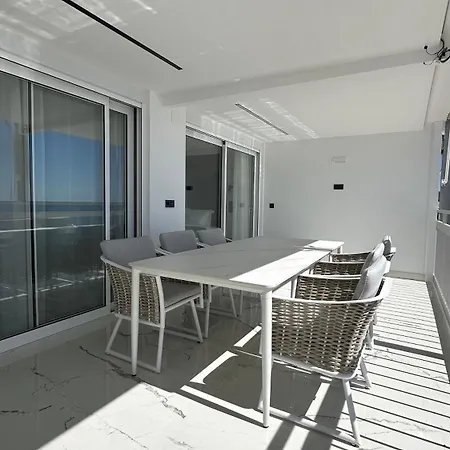 Esmeralda, Beachfront Poniente, 1st Line Frontal Seaview, Ocean Terrace Apartment *