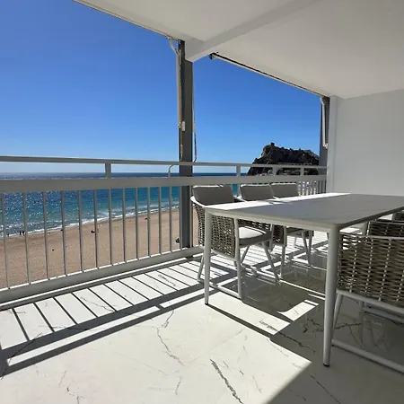 Esmeralda, Beachfront Poniente, 1st Line Frontal Seaview, Ocean Terrace Апартаменты Бенидорм